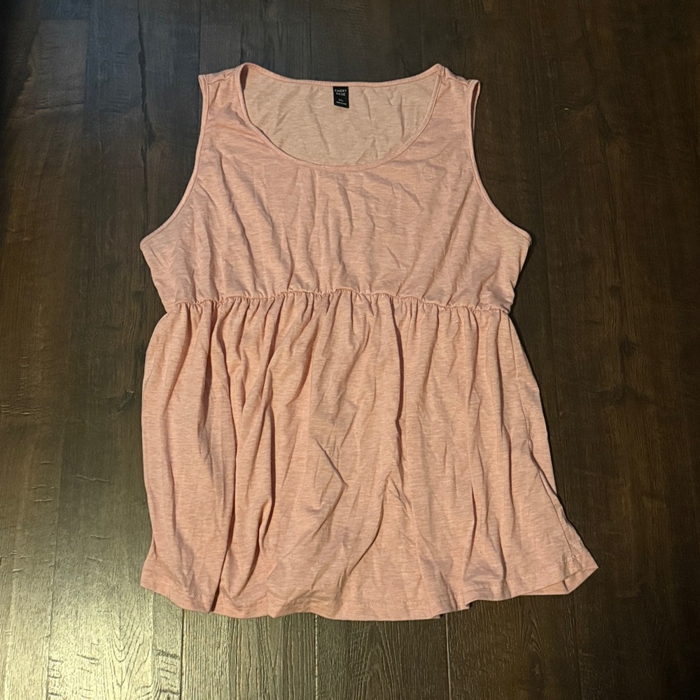 Pink Sleeveless Top